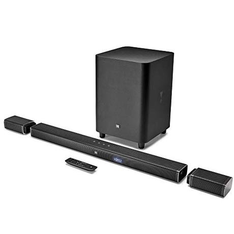 JBL 5.1-Kanal 4K Ultra HD-Soundbar mit kabellosen Surround-Lautsprecher schwarz