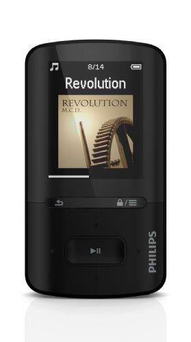 Philips SA4VBE04KN/12 GoGear Vibe MP4-Player 4GB (4,6 cm (1,8 Zoll) LCD-Display, USB 2.0) schwarz