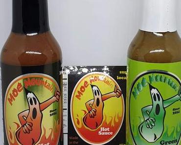 Testpaket von Moe Mountain Hot Sauces USA