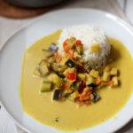 Veganes Curry mit Reis