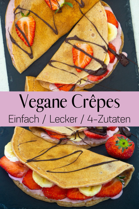 Einfache vegane Crêpes