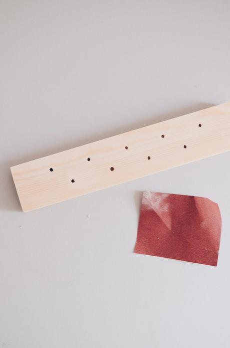 DIY Trockenblumen-Display aus Holz selber machen