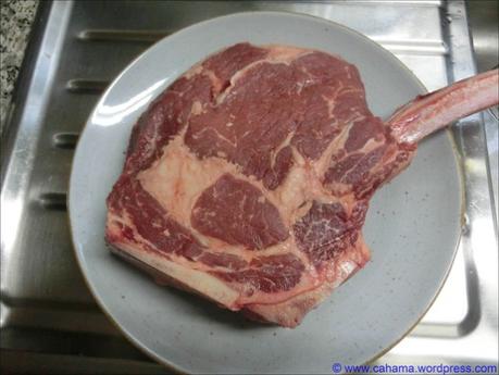 Tomahawk-Steak à la Plancha
