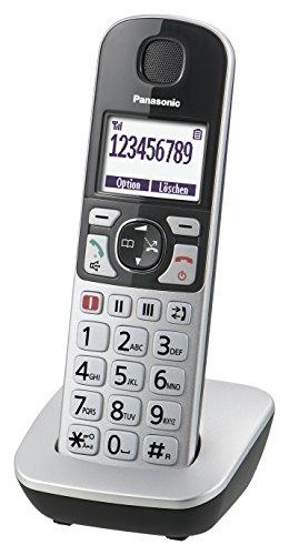 Panasonic KX-TGQ500GS Seniorentelefon, schnurlos, DECT IP-Telefon mit großen Tasten und...