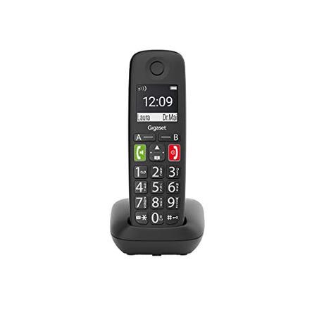 Gigaset E290 schnurloses-/ DECT-/ Analog Telefon (ohne Anrufbeantworter, mit großen Tasten und...