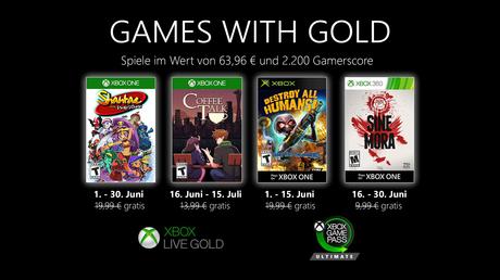 Games with Gold - Diese Spiele gibt es im Juni 2020 gratis