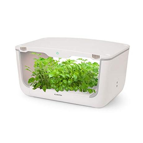 Klarstein GrowIt Cuisine - Smart Indoor Garden Anzuchtsystem, Hydroponik, bis zu 28 Pflanzen in 25-40 Tagen, automatisches LED-Beleuchtungs- und Bewässerungssystem, 8 L Wassertank, Grow It Smart!