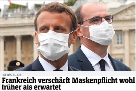 COVID-19 | Verschärfte Maskenpflicht in France