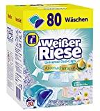 Weißer Riese Universal Duo-Caps Aromatherapie, 80 (1x80) Waschladungen,
Universalwaschmittel Lotus & Weiße Lilie