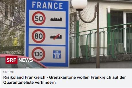 economy | Schweizer Grenzkantone wollen Frankreich auf Quarantäneliste verhindern