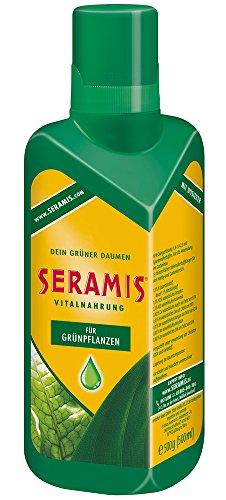 Seramis Flüssiger Pflanzendünger mit Dosierhilfe für alle Grünpflanzen, Vitalnahrung, 500 ml, Grün