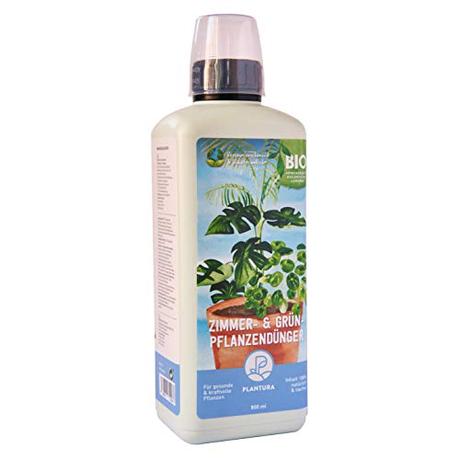Plantura Bio Zimmer- & Grünpflanzendünger, Bio Flüssigdünger für Zimmerpflanzen & Palmen, 800 ml