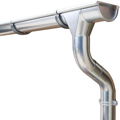 S'Lon Zink Dachrinnen Set