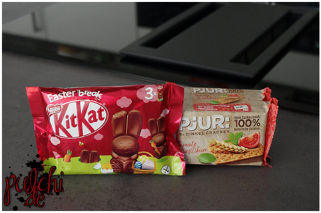 KitKat Mini || PjUR Dinkelcracker Tomate Basilikum