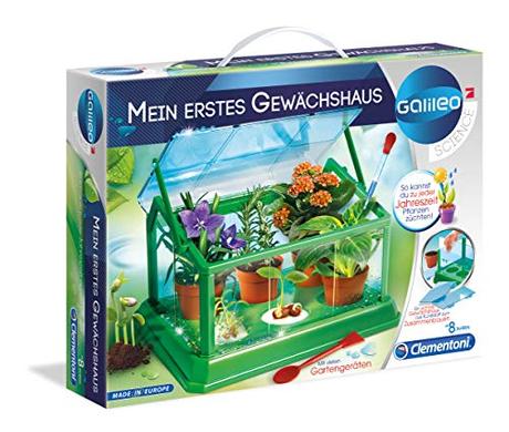 Clementoni 69490 Galileo Science – Mein erstes Gewächshaus, Pflanzkasten & Samen für Mini-Gärtner und angehende Botaniker, Spielzeug für Kinder ab 8 Jahren