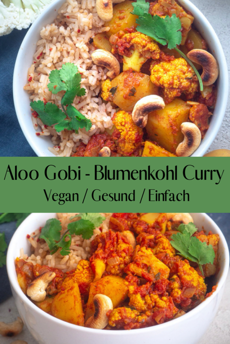 Indisches Blumenkohl-Curry (Aloo Gobi)
