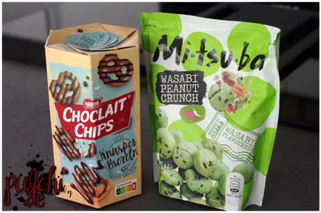 Nestlé CHOCLAIT CHIPS Knusperbrezeln || Mitsuba Wasabi Peanut Crunch
