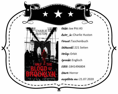 Charlie Huston – Half the Blood of Brooklyn