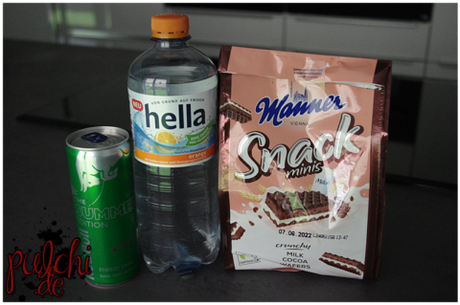 Red Bull Summer Edition || hella orange || Manner Snack Minis Milch-Schoko Schnitten