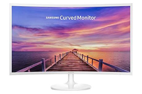 Samsung C32F391 80 cm (32 Zoll) Curved Monitor, Weiß