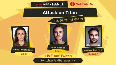 Akiba Pass Festa Fall Edition: Attack on Titan Panel am Sonntag