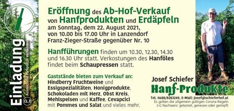 Ab-Hof Verkauf Hanfprodukte Lanzendorf