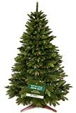 Premium Weihnachtsbaum künstlich 180cm -TESTSIEGER - Naturgetreu, Extra dichte Zweige, Made in EU - Inkl. Holzständer, Tasche – Pure Living Tannenbaum