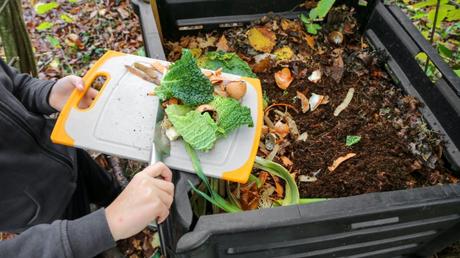 Kompost im Garten