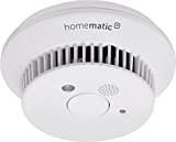 Homematic IP Smart Home Rauchwarnmelder mit Q-Label, intelligenter Alarm lokal und per App aufs Smartphone, 142685A0