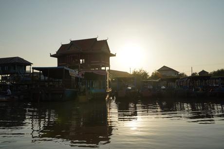 Floating Village Kampong Phlouk  und Pilzfarm bei Siem Reap