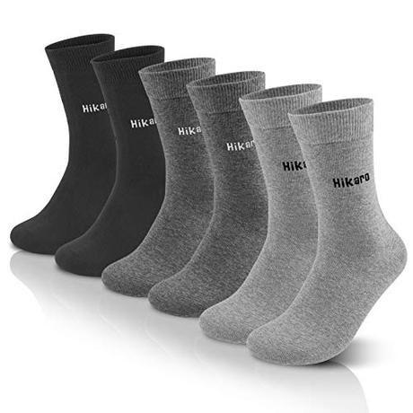 Amazon-Marke: Hikaro Socken Herren Damen Baumwolle Trekkingsocken Laufsocken...