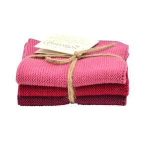 Kuechenlappen gestrickt Dreierpack von Solwang