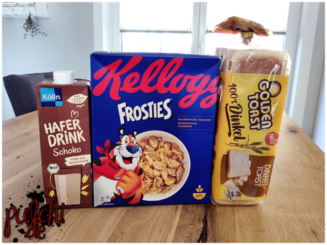 Kölln Haferdrink Schoko || Kellogg's Frosties || Golden Toast Dinkel Toast