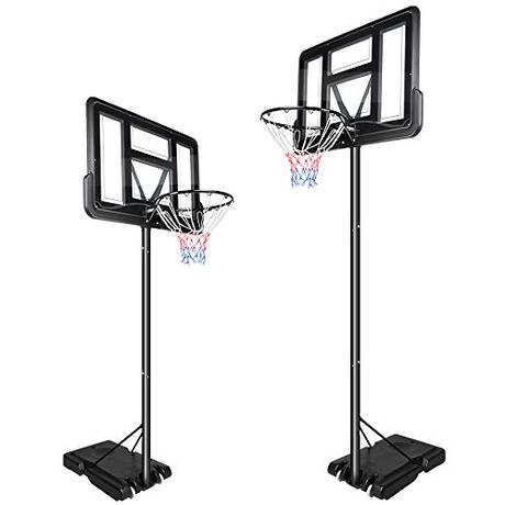 YOLEO Basketballkorb 2,3 bis 3,05 Meter höhenverstellbar mit Ständer Korbanlage...