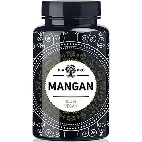 DiaPro® Mangan 365 Hochdosierte Mangan-Tabletten mit 10 mg Mangan pro Tablette aus...
