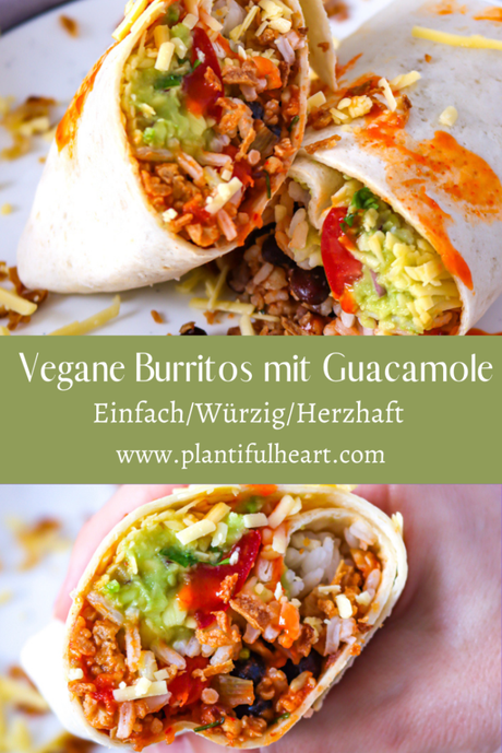 Vegane Burritos mit Guacamole
