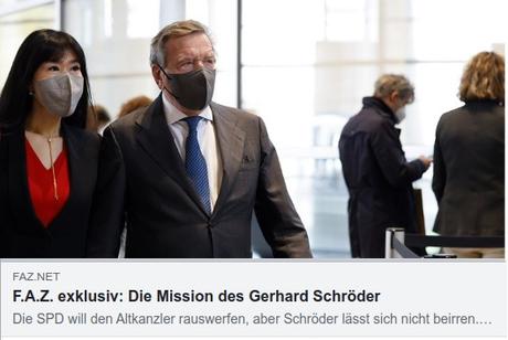 Altkanzler Schröder setzt auf diplomatische Verhandlungen