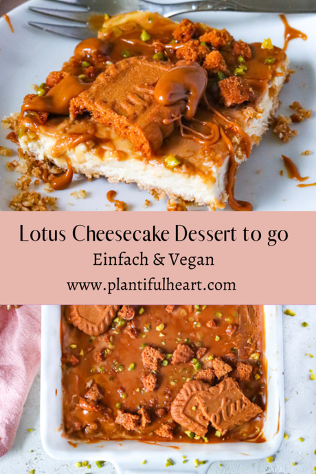 Lotus Cheesecake Dessert to go (Vegan)