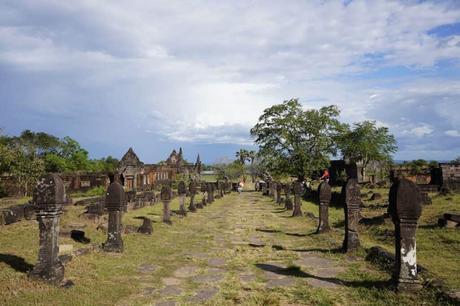 Besuch der Tempelanlage Vat Phou Champasak Laos