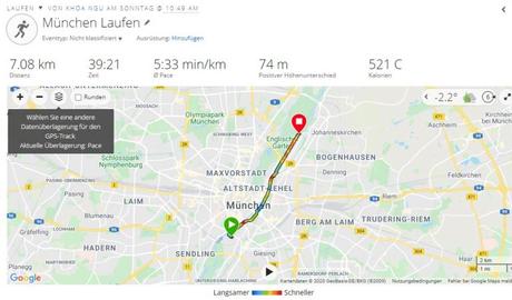 Garmin Forerunner 45 Tracking