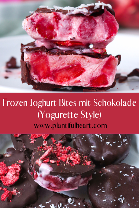 Frozen Joghurt Bites mit Schokolade (Yogurette Style)