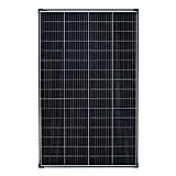 enjoy solar 210W 36V Monokristallines Solarmodul, 182mm Solarzellen 10 Busbars Solarpanel ideal für Wohnmobil, Balkonanlage, Gartenhäuse, Boot (210, watts)