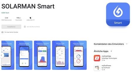 Solarman Smart App für Balkonkraftwerke Test