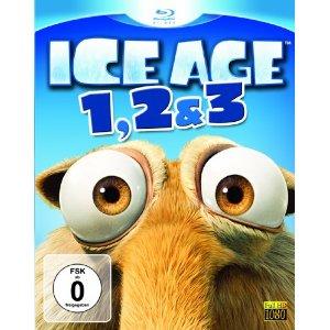 Ice Age 1, 2 & 3 Bluray
