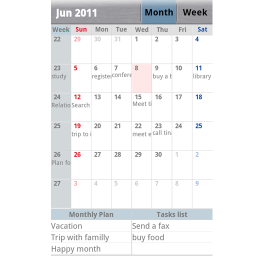 Keros Calendar & Planner Free – Gute Alternative zum Standardkalender