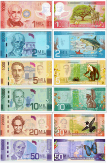Costa Rica: Neue Banknoten mit schönem Design