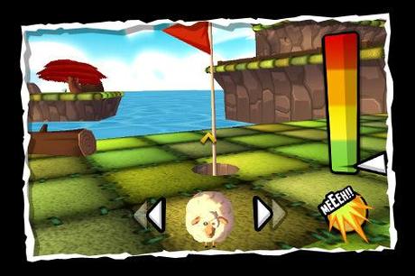 Fluffy Golf – Ein kleines Schäfchen ersetzt in diesem Spiel den Golfball