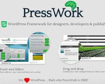 WordPress und HTML5: Neues Framework PressWork