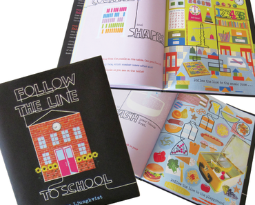 Retrofriday...with "Follow the line to school" by Laura Ljungkvist