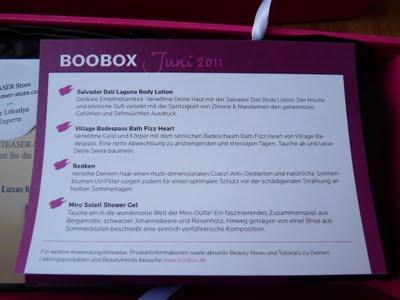 Boobox Juni 2011 - unpacked!